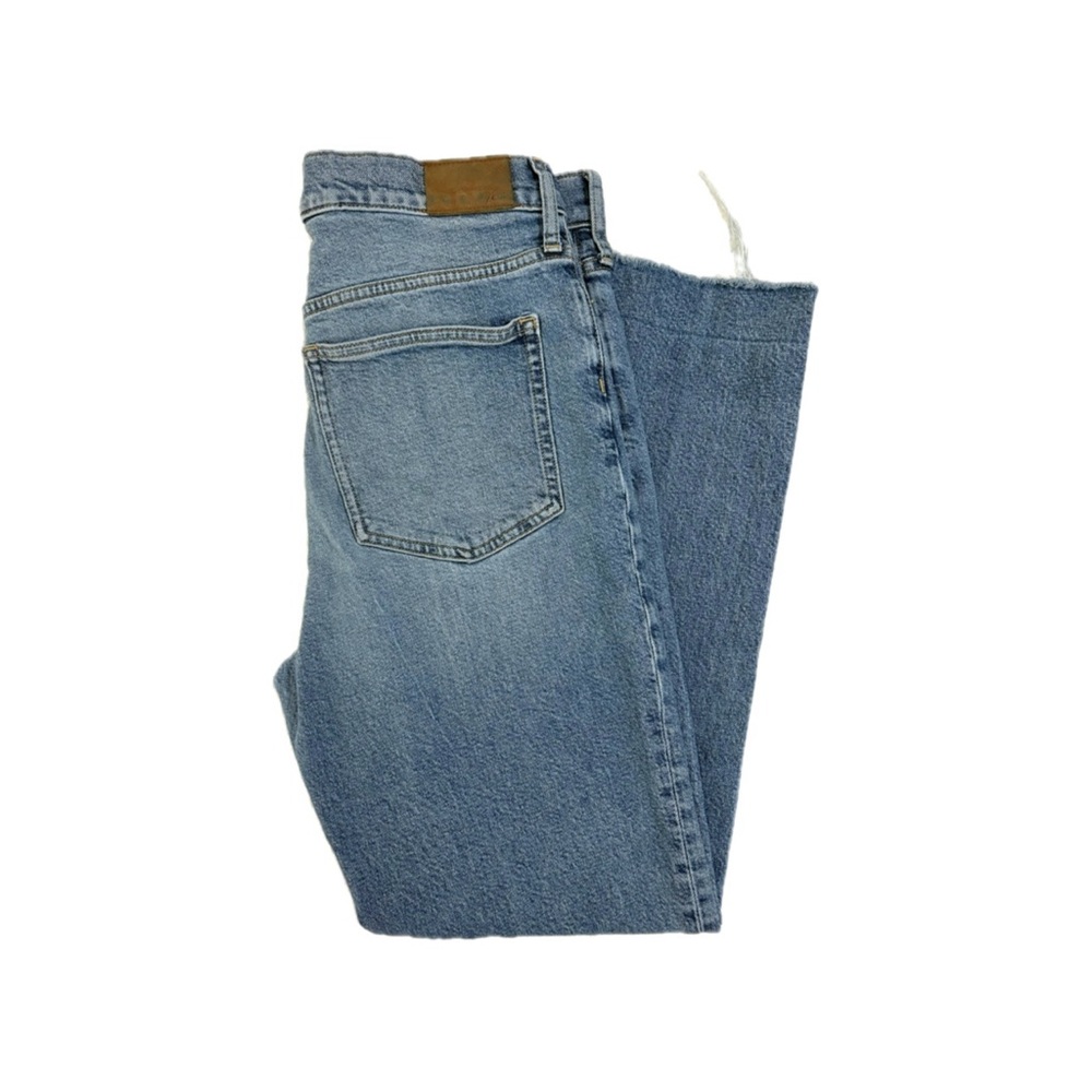 J.Crew Women’s Full Length Classic Straight Jeans Medium Wash Raw Hem - Size 31